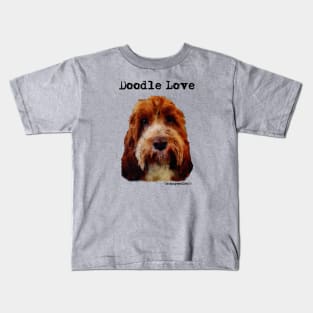 Doodle Dog Love Kids T-Shirt